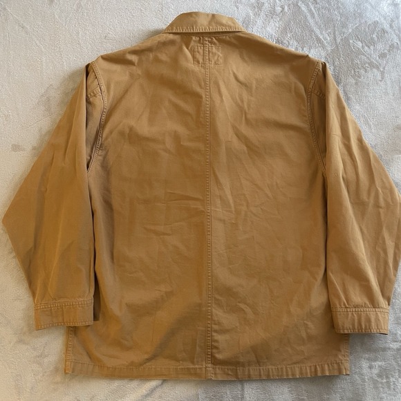 Vintage Woolrich Jacket Mens Large Saddle Canvas Chore Jacket Shacket 90s 4274 - Picture 8 of 13